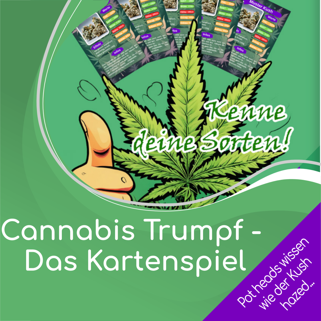 Cannabis Trumpf Kartenspiel Cover